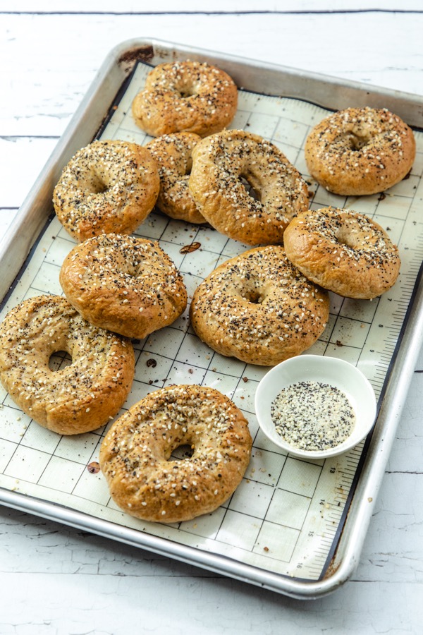 How to Make Fresh Homemade Everything Bagels » the practical kitchen