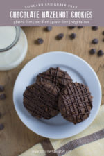 Chocolate Hazelnut {grain-free} Cookies